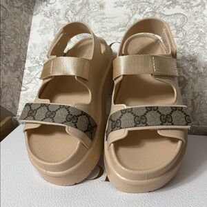 Upcycled Gucci Sandle